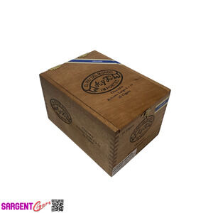 Del Mundo Oscuro Robusto Larga Empty Wooden Cigar Box 5x7x4